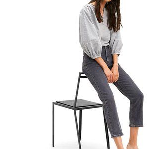 levis light black wedgie